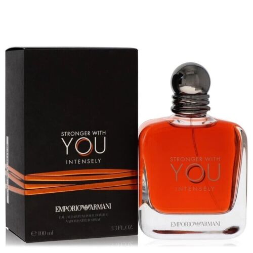 Armani Stronger With You Intensely 100ml / 3.3 3.4 oz New & Sealed