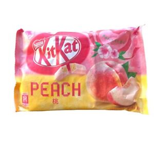 Exotic Rare 10 piece Peach flavored Kit kats from Japan