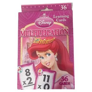 DISNEY LEARNING FLASH CARDS Age 3+, 36 Cards multiplication, aerial