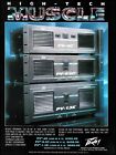 Peavey Power Amp PV 4C 8.5C 1.3K Rack Mount Amplifier Series 1994 ad print
