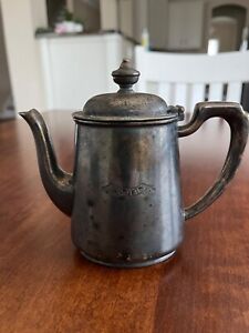 Antique Scotts Elkington Silver Plate Teapot - 5.5 inches tall