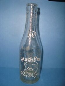 7 fl oz BLACK BEAR BEVERAGES  SODA Glass Bottle 8
