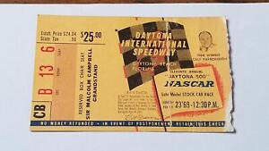 1969 Daytona 500 11th Annual Nascar Race Winner LeeRoy Yarbrough Ticket Stub Z2