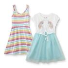 P.S. from Aeropostale Girls Two-Pack Dress Size 2T 3T 4T 4 5 6 6X 7 8 10 12 14