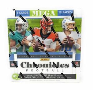 2020 Panini Chronicles NFL Football Trading Card Mega Box Factory Sealed