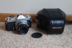 New ListingVTG Nikon Nikkormat FT3 35mm SLR Film Camera w/ Nikon Nikkor 50mm f 1.2 Lens