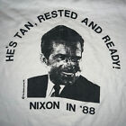 Vintage 80s President Nixon L/XL tee President Campaign Trail