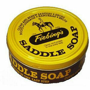 Fiebing's Yellow Saddle Soap, 12 oz Cleans, Softens and polish Leather