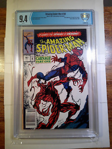 The Amazing Spider-Man #361, Australian Price Variant, First Carnage, CBCS 9.4