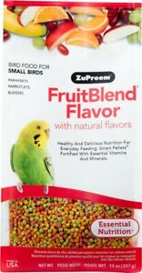 ZuPreem FruitBlend Natural Fruit Flavors Small Bird Food 0.875lb