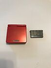 Nintendo Game Boy Advance SP Handheld System - Flame Red with surprise game