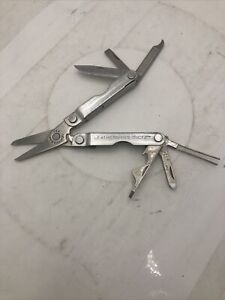 Leatherman Micra USA 10 in 1 Multitool Stainless Steel - Hiking Camping Fishing
