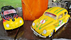 Johnny Lightning  Flamed Burago 1/18 55 Yellow Striped Racing Volkswagen VW Lot