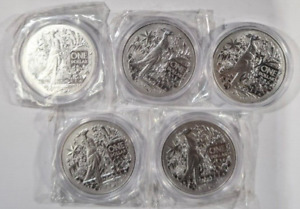 New Listing5X 2021 Tokelau Magnus Opus 1 oz Silver Coin BU - 5 Coins