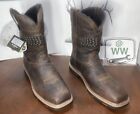 Work Boots by HOSS, Safety Toe, Goodyear Welt, Waterproof, Puncture Resist., EH
