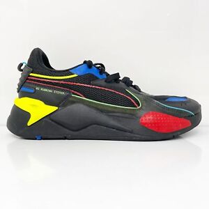 Puma Mens RS X 382123-01 Black Casual Shoes Sneakers Size 9