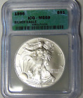 ICG MS69 1996 American Silver Eagle 1 oz .999 Fine Silver Dollar #3382170104