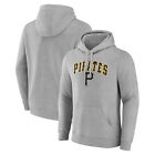 Men's Fanatics Branded Gray Pittsburgh Pirates Wahconah Pullover Hoodie