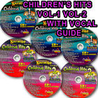 CHILDREN'S HITS Chartbuster 5078+5079 Karaoke 6 CD+G w/vocal guides NEW IN BOX