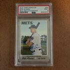 2019 TOPPS HERITAGE PETE ALONSO REAL ONE AUTO ROOKIE RC NEW YORK METS PSA 9 MINT