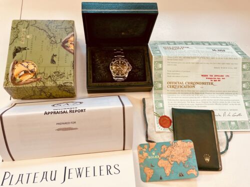 '78 Rolex Submariner 5513 complete set: Orig box, papers, appraisal for $18k !