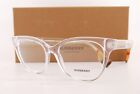 Brand New BURBERRY Eyeglass Frames BE 2375 3024 Transparent For Women Size 53mm