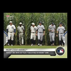 New Listing2021 TOPPS NOW® # 649 FIELD OF DREAMS NEW YORK YANKEES - CHICAGO WHITE SOX