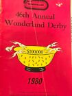 1980 Wonderland Greyhound Track Derby Program