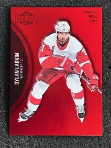 Dylan Larkin 2021-22 Skybox Metal Universe PMG Red #'d/100 RED WINGS Color Match