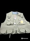 Vintage Columbia Vest 80s Fly Fishing Utility Pockets Hunting Hiking XL NEW