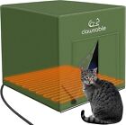 Large Size Heated Cat House for Outdoor Cats in Winter, Elevated&Weatherproof