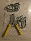 8 Miter Clamps and Miter Spring Pliers for Woodworking, Picture Frames,Wood Trim