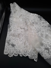 Vintage 50s Vibe Bridal Prom Lace Cape Jacket White/Off White S/M One Of A Kind