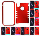 For Apple iPhone XS MAX - KoolKase Armor Hybrid Slicone Cover Case - Red (R)