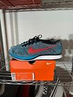 Nike Air Flyknit Racer Blue Neo Turquoise size 12 Running Shoes Sneakers