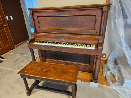 1916 Antique Fuehr & Stemmer Upright Piano