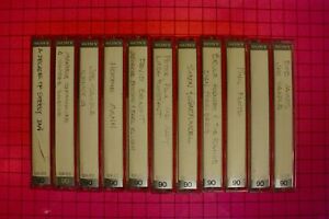 Audio Cassettes - One lot of 11 Sony UX-ES Type II 90 Minute used