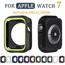 TPU Bumper Protector Case Cover For Apple Watch Series 8/7/6/5/4/3/2/1 SE 38-45