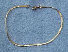 Vintage Solid 14k Gold Boston Link Chain Bracelet 7