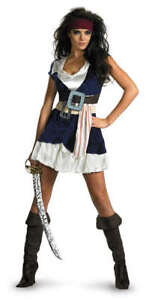 Womens Pirate Of Caribbean Sexy Jack Sparrow Costume