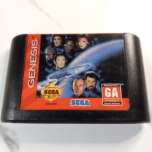 New ListingStar Trek: The Next Generation cartridge (Sega Genesis, 1994) TESTED AND WORKING