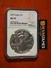 2023 $1 AMERICAN SILVER EAGLE NGC MS70 CLASSIC BROWN LABEL