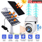 5G Solar Battery Powered Wireless Security Camera System Outdoor Home Wifi Audio