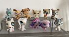 LPS Littlest Pet Shop Dog Lot Figures Hasbro Toys Husky Bull Terrier Toys
