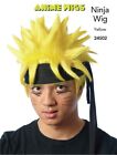 Naruto Cosplay Wig  Anime Warrior Yellow Costume Halloween Adult