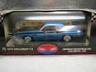 HIGHWAY61/SUPERCAR COLLECTIBLES 1:18 BLUE 1970 DODGE CHALLENGER T/A 340 SIX PAK