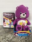 Rare Care Bears Surprise BEAR Plush Purple W/Exercise Show Cheer Jingle DVD 13”