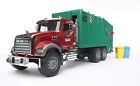 NEW Bruder Toys 02812 MACK Granite Rear Loading Garbage Truck Vehicle
