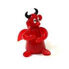 Glass Demon Figurine Ornament Cute Devil Small Statue Decor Party Gifts for Kids