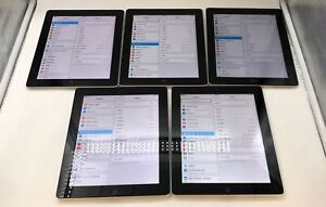 Lot of 5 Apple iPad 2 16GB Wi-Fi A1395 9.7